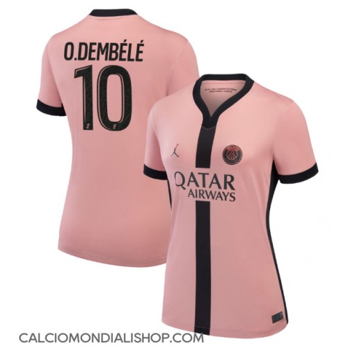 Maglie da calcio Paris Saint-Germain Ousmane Dembele #10 Terza Maglia Femminile 2024-25 Manica Corta